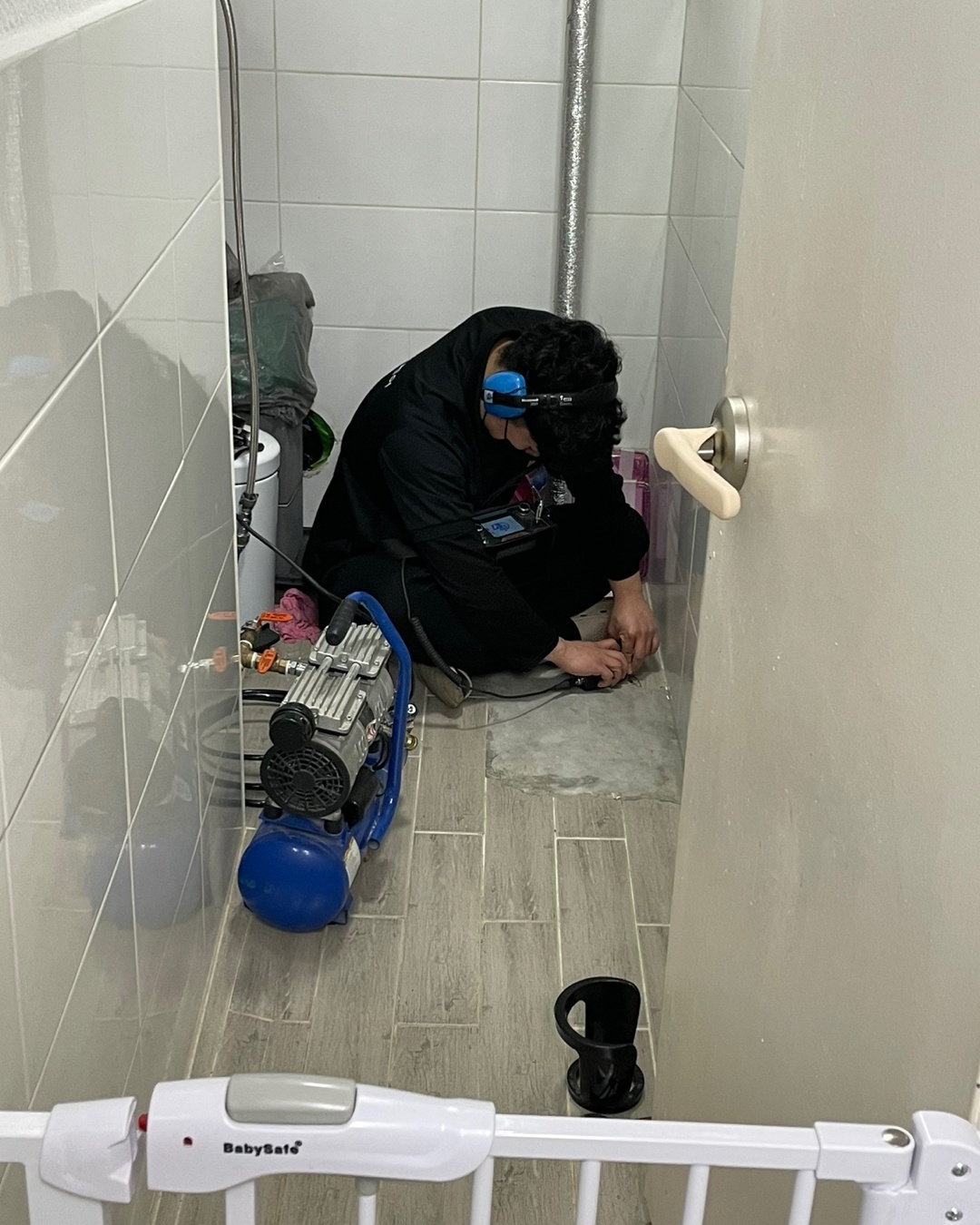 노후 동배관 부실 연결부 파열 및 수술식 보수
